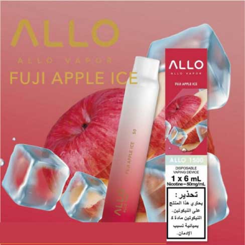 ALLO FUJI APPLE ICE (1500PUFF)