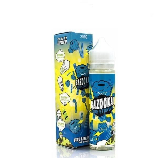 BAZOOKA – BLUE RASPBERRY SOUR STRAWS – 60ML