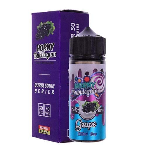 HORNY BUBBLEGUM GRAPE 120ML E-LIQUID