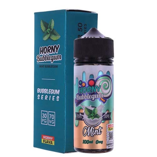 HORNY BUBBLEGUM MINT 120ML E-LIQUID