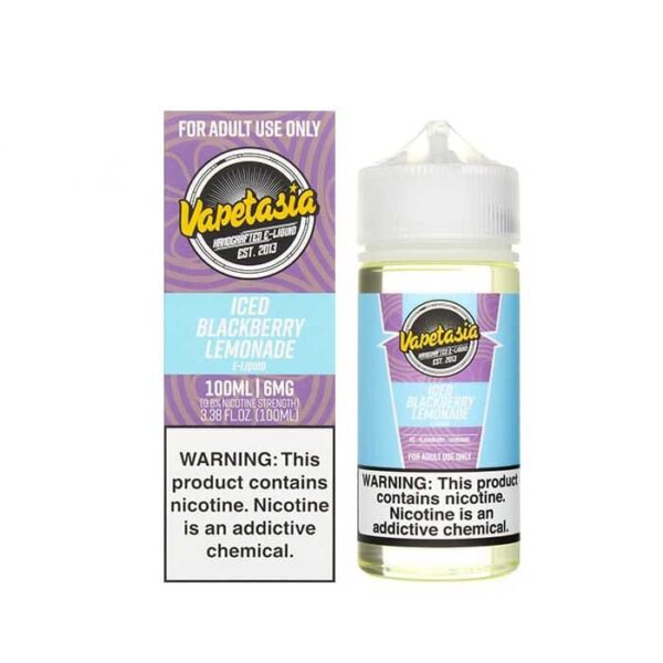 ICED BLACKBERRY LEMONADE BY VAPETASIA 100ML