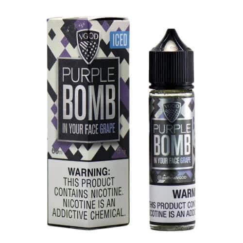 ICED PURPLE BOMB BY VGOD E-LIQUID 60ML