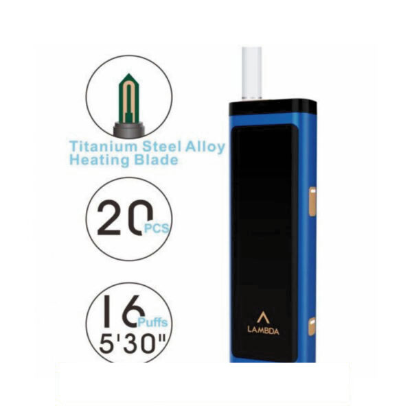 LAMBDA T3 Heat Not Burn Tobacco Heating Device (Blue)