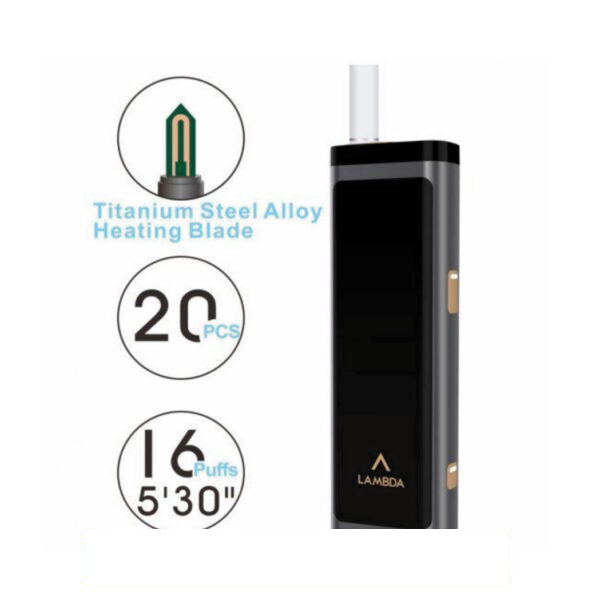 LAMBDA T3 Heat Not Burn Tobacco Heating Device (Black)