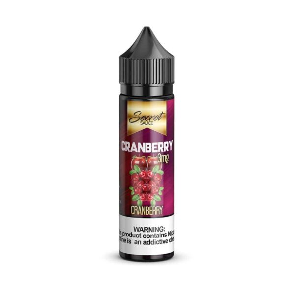 SECRET SAUCE E-LIQUID – CRANBERRY – 60ML