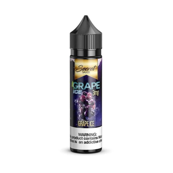 SECRET SAUCE E-LIQUID – GRAPE ICE – 60ML