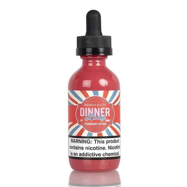 STRAWBERRY CUSTARD – VAPE DINNER LADY – 60ML