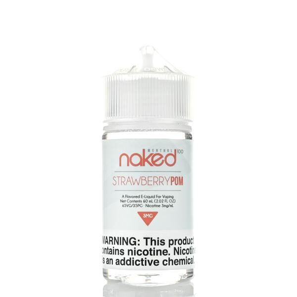 STRAWBERRY POM BY NAKED 100 MENTHOL 60ML