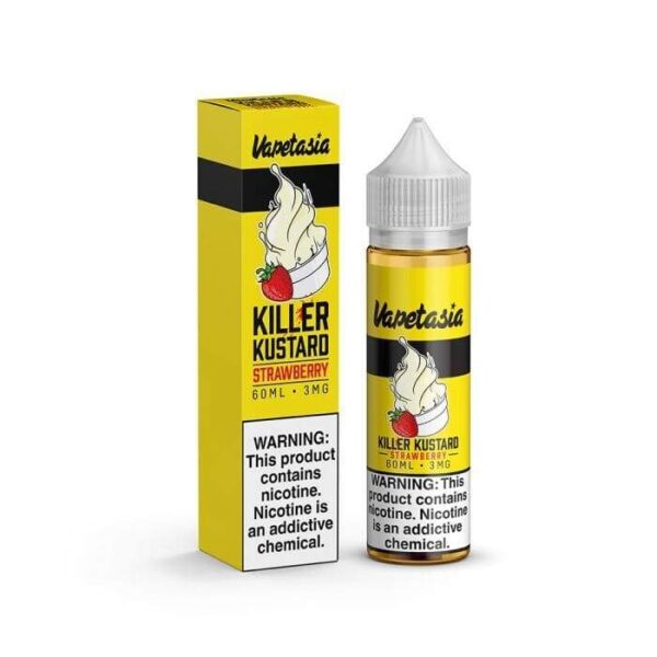 VAPETASIA – KILLER KUSTARD STRAWBERRY – 60ML