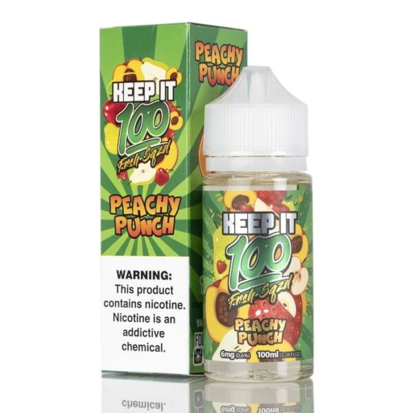 PEACHY PUNCH – KEEP IT 100 E-LIQUID – 100ML