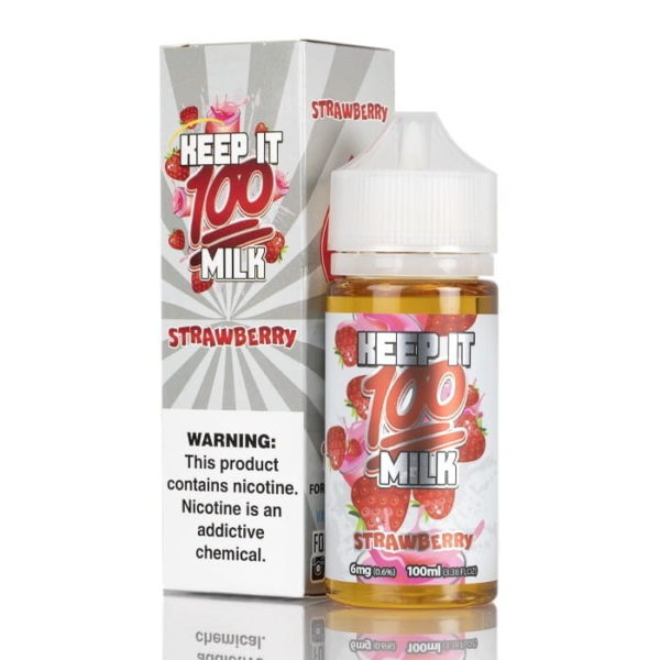 STRAWBERRY MILK – KEEP IT 100 E-LIQUID – 100ML