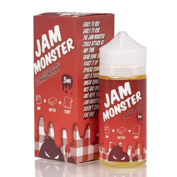 STRAWBERRY – JAM MONSTER LIQUIDS – 100ML