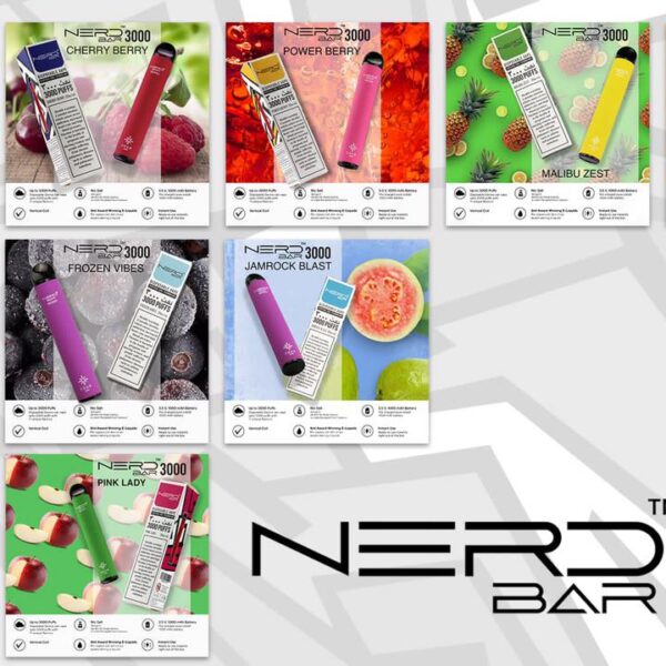 NERD BAR 3000 PUFF - 20MG