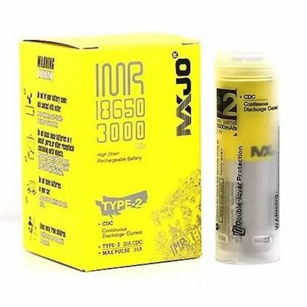 MXJO 18650 3000mAh Flat Top Battery