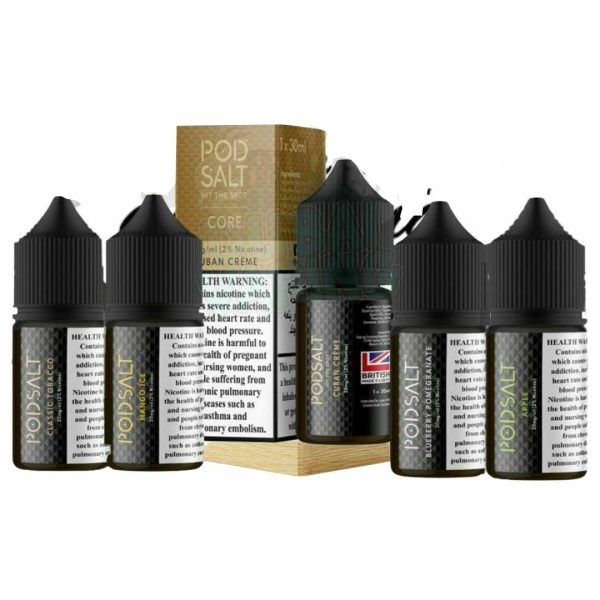 POD SALTNIC BRITISH MADE E-JUICE 20MG