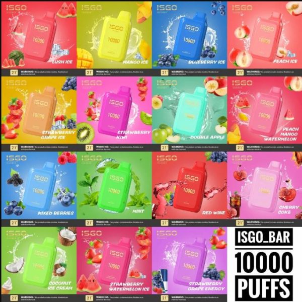 ISGO BAR 10000 PUFFS DISPOSABLE VAPE