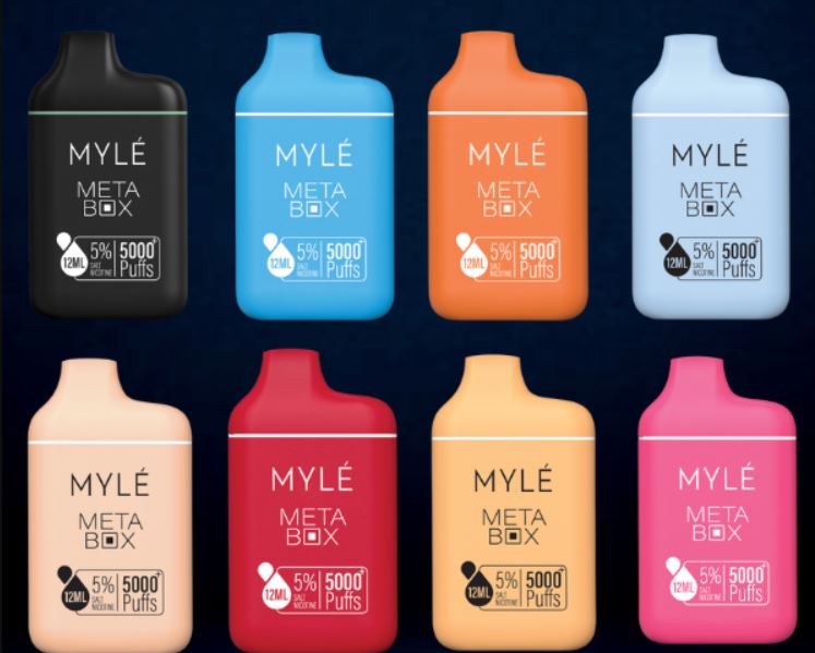 MYLE META BOX DISPOSABLE VAPE 5000 PUFFS